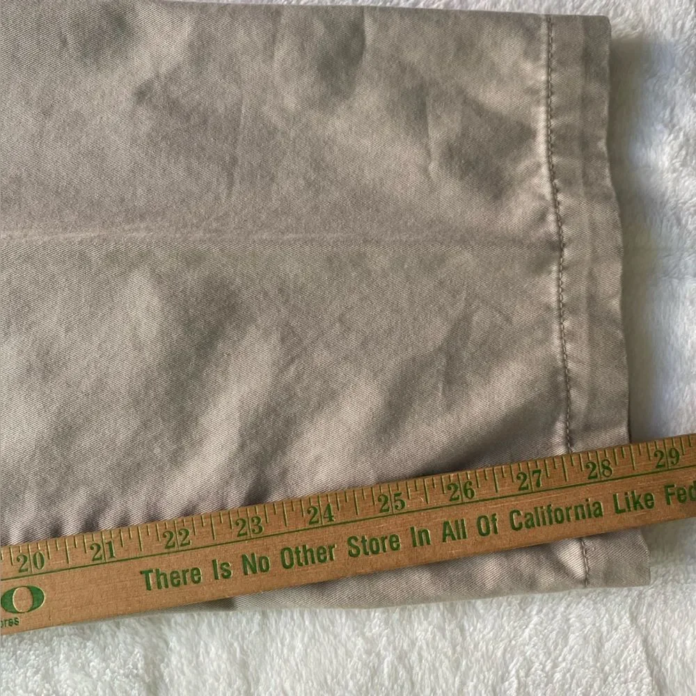 Merona Chino Pants The Ultimate Khaki Tan‎ Size 33x30 Classic Fit 100% Cotton